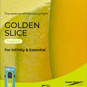Golden Slice Relx Pods by Relx Toronto GTA Vaughan Ontario Canada Wicks & Wires Vape Shoppe