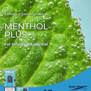 Menthol Plus Relx Pods by Relx  Toronto GTA Vaughan Ontario Canada Wicks & Wires Vape Shoppe