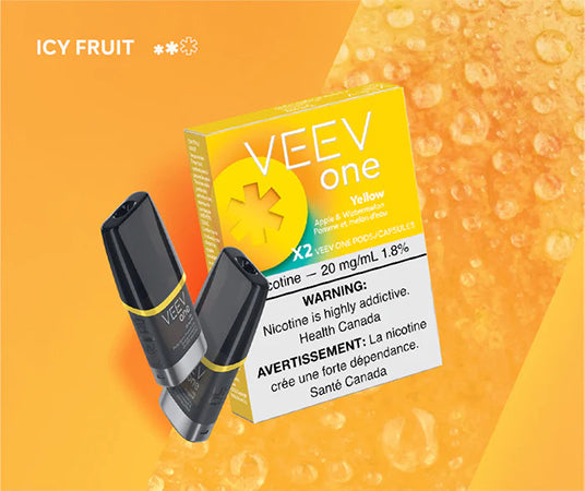 Yellow by VEEV One Toronto GTA Vaughan Ontario Canada Wicks & Wires Vape Shoppe