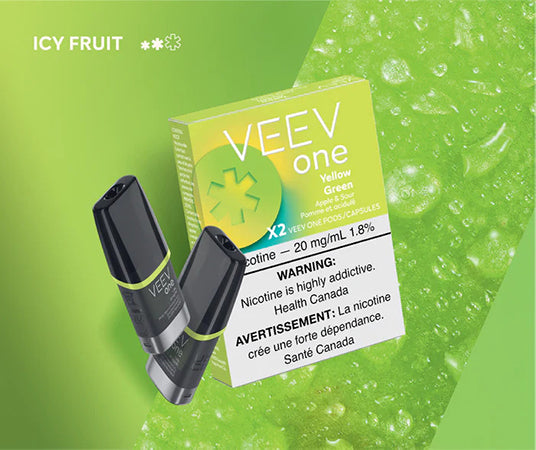 Yellow Green by VEEV One Toronto GTA Vaughan Ontario Canada Wicks & Wires Vape Shoppe